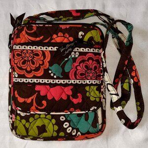 Vera Bradley Women's Quilted Floral Mini Side Crossbody Bag